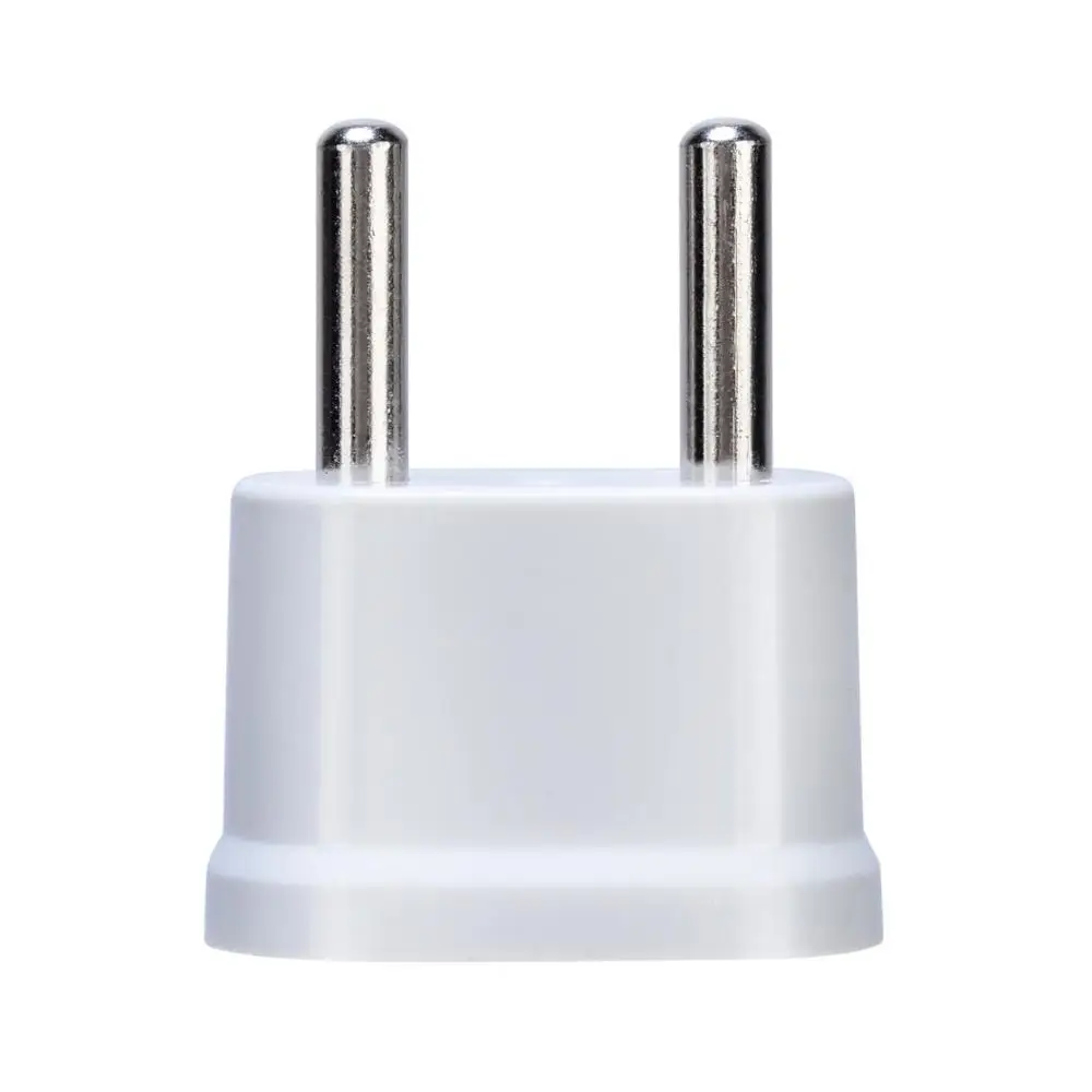 1 шт. США в ЕС Plug Адаптер Питания Белый Travel Power Plug Адаптер Конвертер Стены AC Power Plug