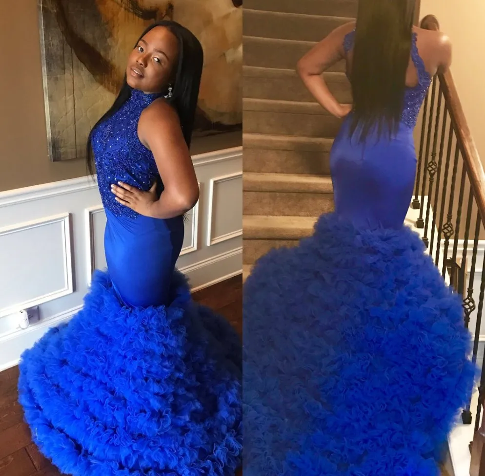 Royal blue mermaid prom dresses 2017 Royal blue mermaid prom dresses 2017