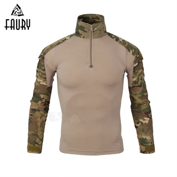 

Tactical Military Uniform US Army Airsoft Camouflage Combat-Proven Shirts Rapid Assault Long Sleeve Shirt Tactical Clothes