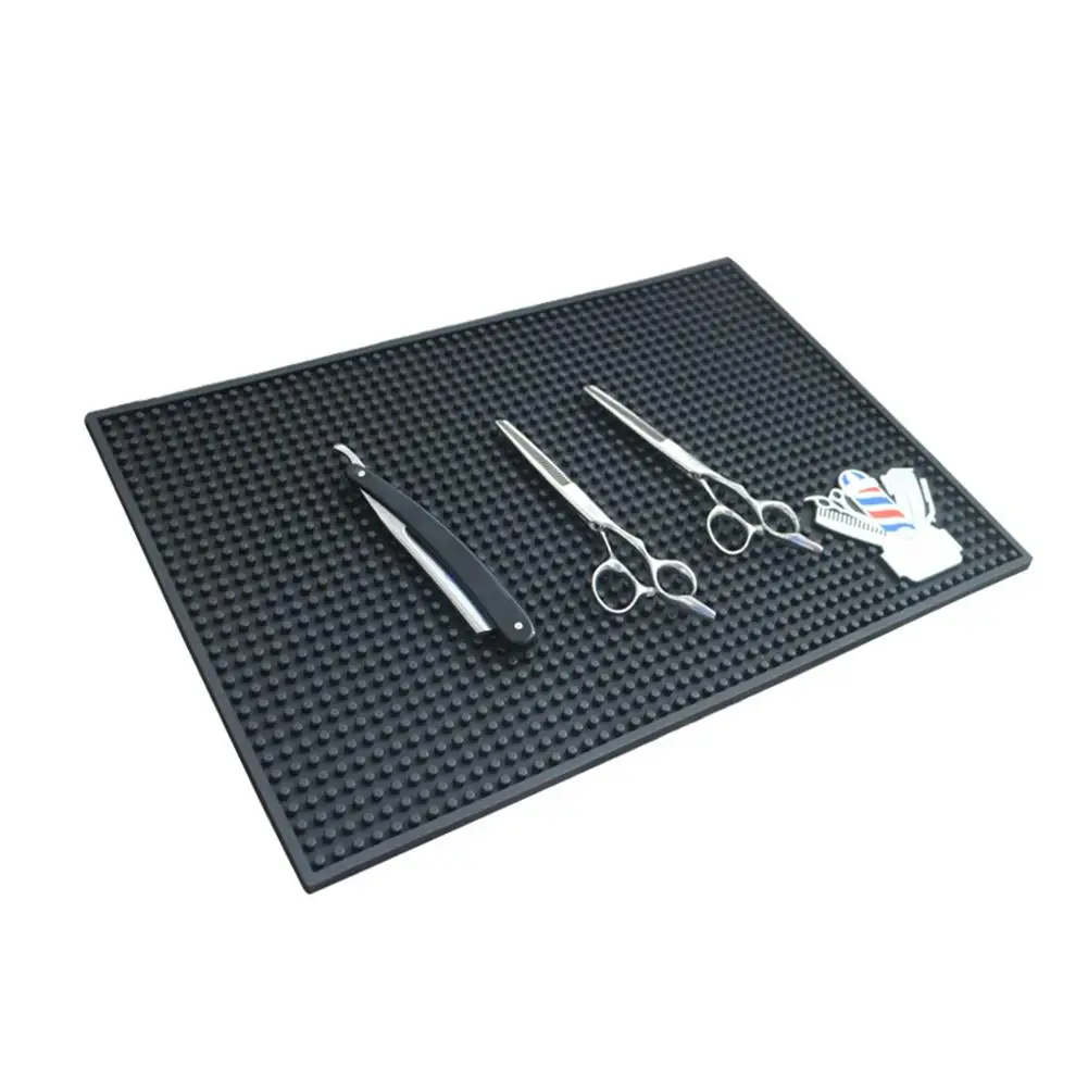 

Nonslip Flexible PVC Counter Mat For Clippers, Bar Sevice Mat Barber Shop Work Station Pads Professional Beauty Salon Tools
