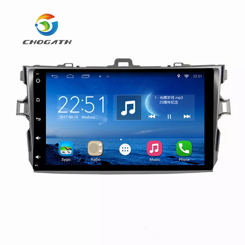 

ChoGath 9'' 1.6GHz Quad-Core 1GB Android 9.0 Car GPS Navigation Player for Toyota Corolla 2007 2008 2009 2010 2011 2012 2013