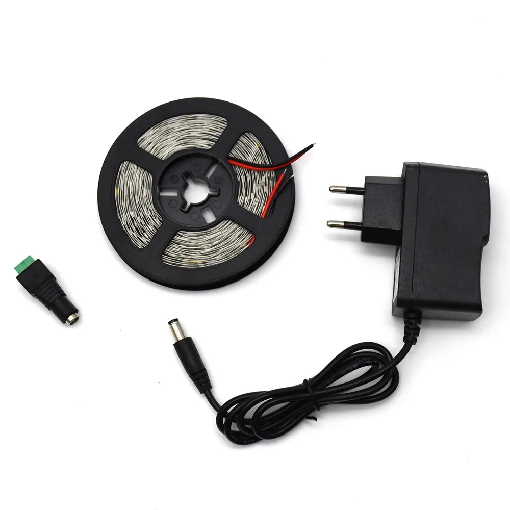 SMD2835 60 светодиодов/м гибкая светодиодная лента 5 м DC12V одноцветная внутренняя