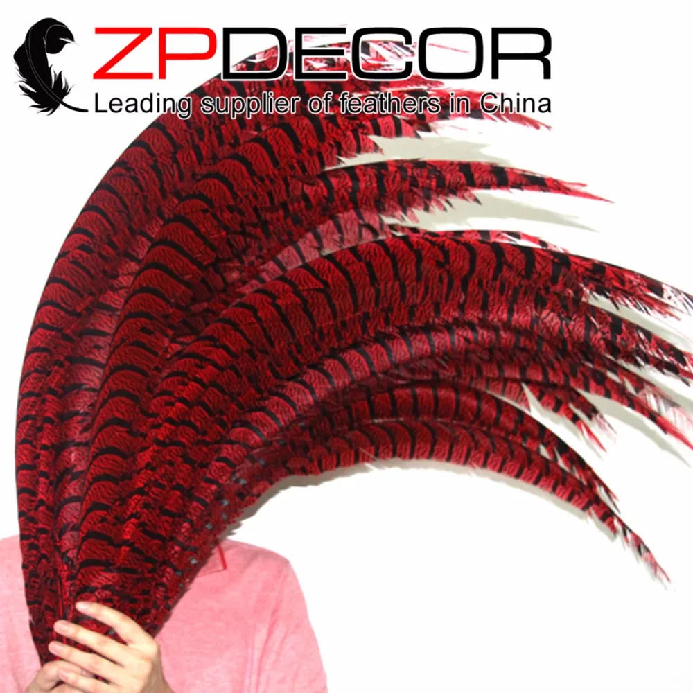 Zpdecoration 31 35 дюймов (80 90 см) 50 шт./лот драгоценные натуральные красочные перья из