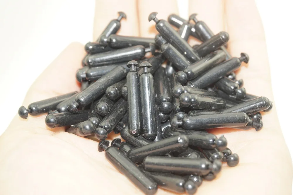 50 шт./лот стеклянная рыболовная приманка погремушки из софтпластика жесткая