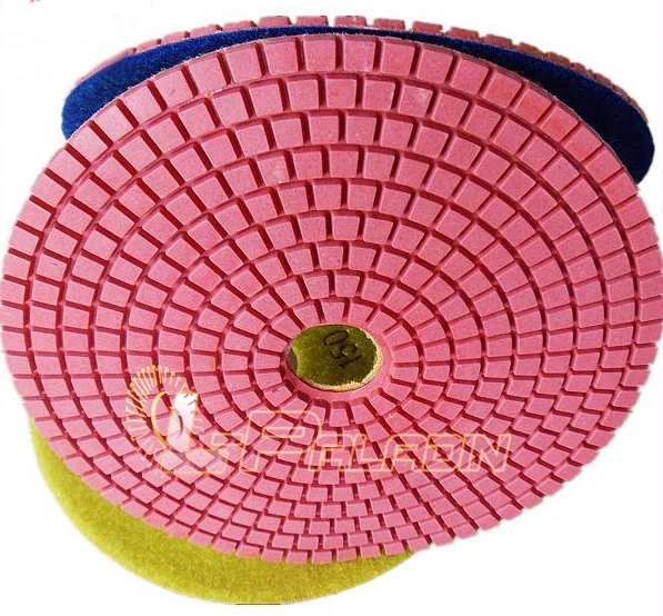 7" Diamond Flexible Wet Polishing Pad for Marble Stone Glass Ceramics