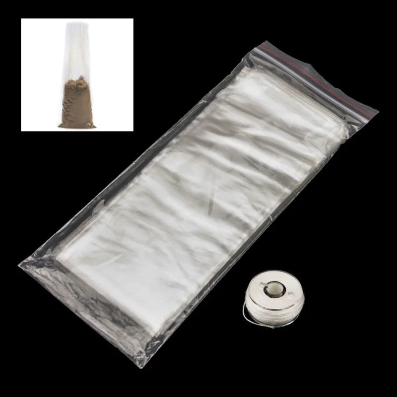 50Pcs Multiple Sizes PVA Bags Carp Fishing Tackle Water Dissolving PVA