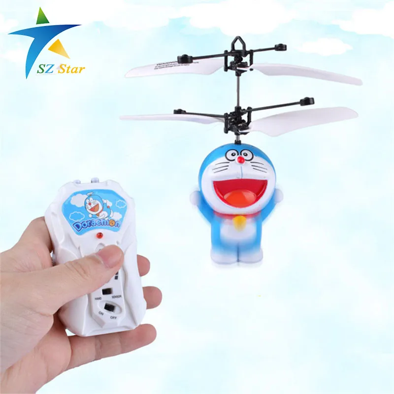 Anime Doraemon Electrico Rc Avion Aviones Ninos Kid Avion De Juguete De Control Remoto De Induccion Automatica Manual De Sensores Infrarrojos Remote Control Airplane Toy Electric Rc Planerc Plane Aliexpress
