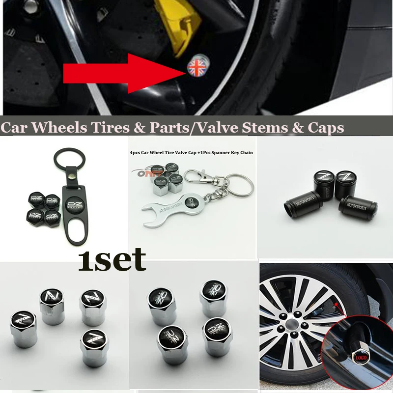 

1set car wheel tire valve stem cap For OZ O.Z Racing Z logo Car-styling badge Covers