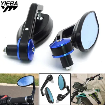 

Motorcycle mirrors bar end mirror Rear view handlebar end mirror For Yamaha YZF R6 R3 R1 FZ6 MT09 MT07 XJR 02 03 04 05 06 07 09
