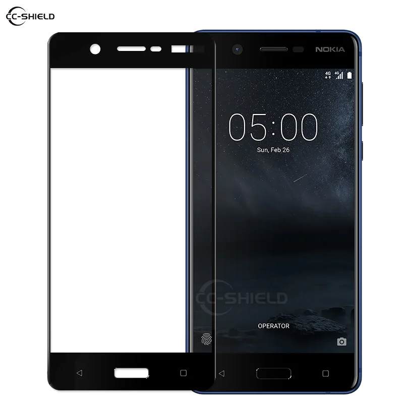 Полное покрытие стекло для Nokia 5 TA-1024 TA-1053 TA-1027 Защитная пленка Nokia5 TA 1053 1024 1027