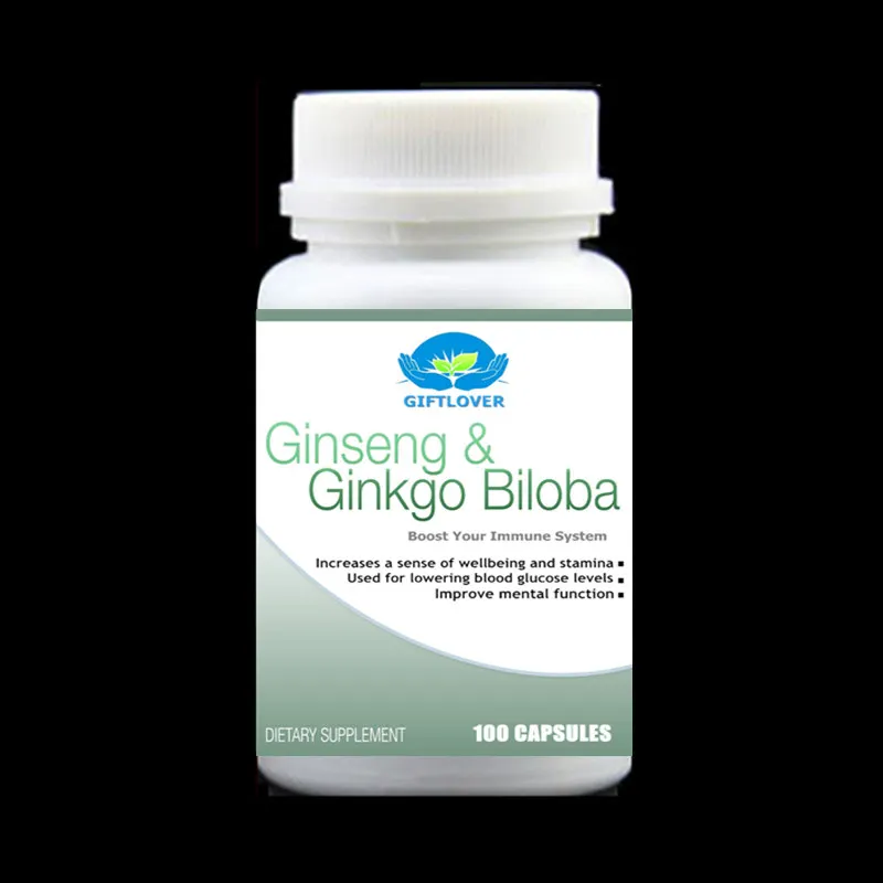 

Ginkgo Biloba 6000mg And Korean Ginseng 2000mg High Quality Better Bodies,Boost Your Immune System,Improve mental function