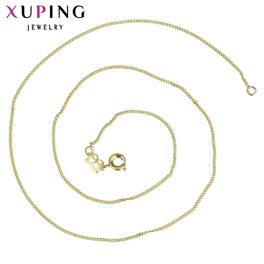 

Xuping Fashion Necklace Jewelry Promotion High Quality Nice Light Yellow Gold Color Plated Necklace S39,3-42329