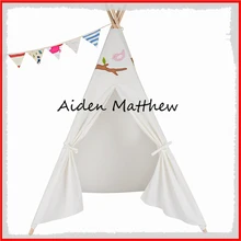 High Quality Cotton canvas Tent For Kids Single Pole Tipi