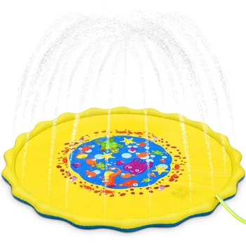 

170cm Summer Children's Baby Play Water Mat Games Beach Pad Lawn Inflatable Spray Water Cushion Toys Swiming Pool Accessories