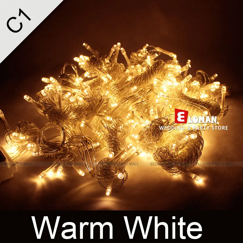 3 м* 3 м оконные занавески гирлянды ELOMAN Рождественская Свадебная вечеринка домашний сад спальня наружное внутреннее светодиодное украшение - Цвет: C1-Warm White-3x3m