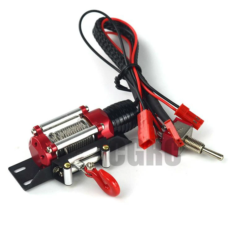 

Metal Electric Winch For 1/10 Rc Crawler Car Traxxas Trx4 D90 D110 Jeep Cherokee Axial Scx10 90046 90047 Rc4wd Cc01