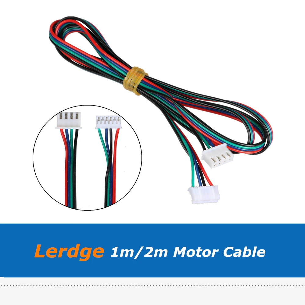 

4pcs/lot Lerdge 3D Printer XH2.54 4pin-6pin Motor Cable with Cable Length 1M 2M