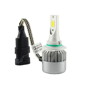 

Supper Brightness 9012 COB led C6 lumen white fog light built-in Fan lamp waterproof LED kit For Honda For Mazda For Ford