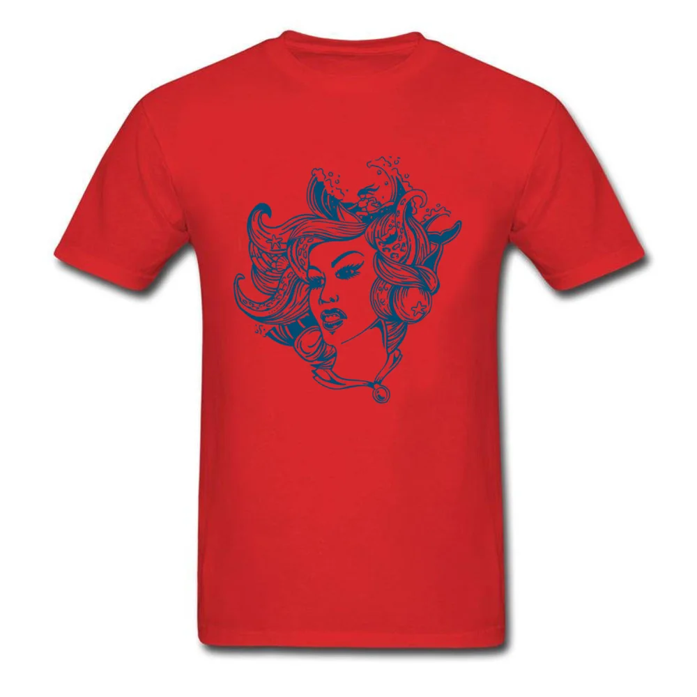  Casual Tops Shirts Prevalent Short Sleeve Men T-Shirt TpicOriginaltitle Summer Summer Fall Tops T Shirt O Neck Ocean Air Salty Hair red
