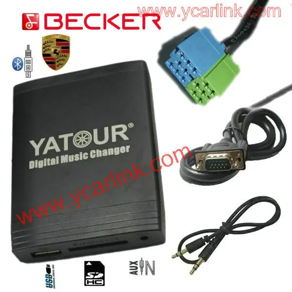 Музыкальный адаптер Yatour USB SD AUX для Porsche Mercedes Benz Ford Becker Radio 2234 CDR21 BE2340|cd changer mercedes|mercedes