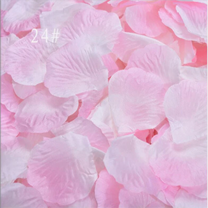 500 шт./лот шелковые розы лепестка, цветок листья лепестки Свадебные украшения любимые вечерние украшения желтого розового и фиолетового цвета