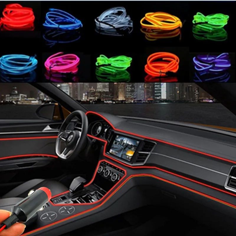 Для Toyota Corolla Avensis Yaris Rav4 Auris Hilux Prius Prado Camry 40 Celica Fortuner Reiz Venza 2 м интерьер автомобиля