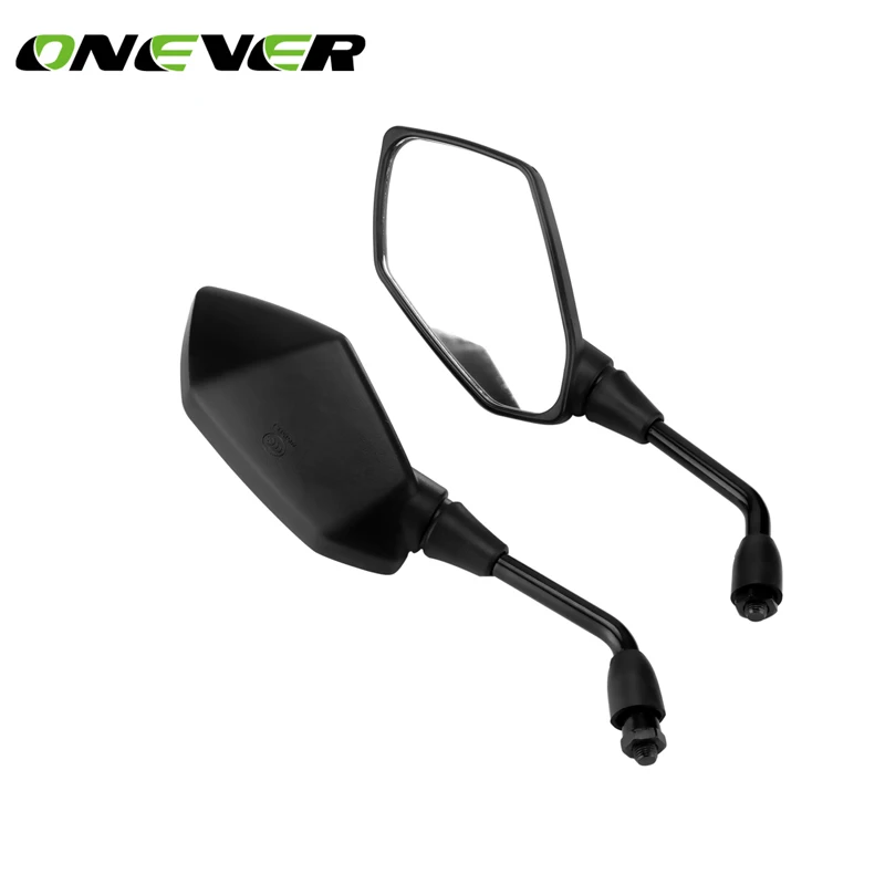 

2pcs Motorcycle Rearview Mirror 360 Degrees Rotatable Scooter Side Mirror 10mm for Honda, Suzuki, Kawasaki or Victory