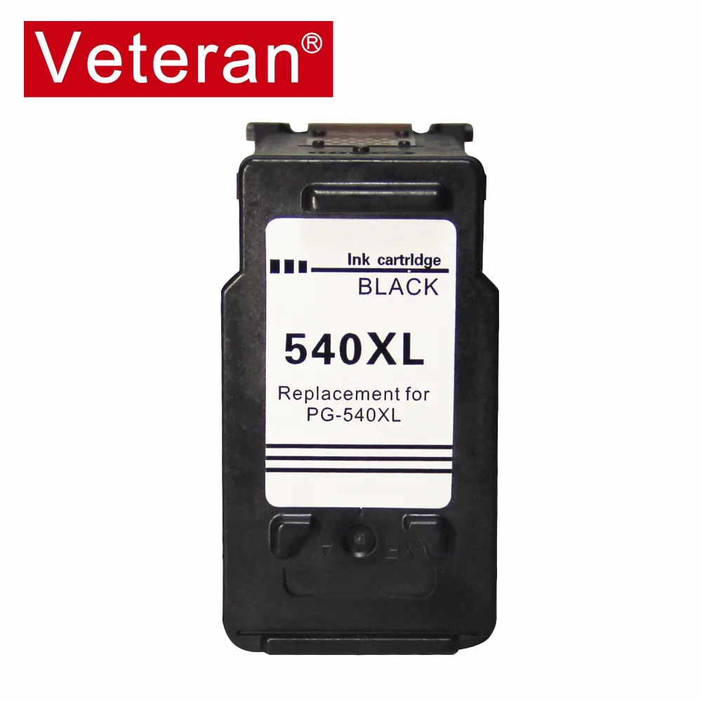 

Veteran Refilled pg-540 Ink cartridge compatible for canon pg 540 XL pg540 Pixma MG3150 MG3550 MG4250 MG3250 MG3255 printer