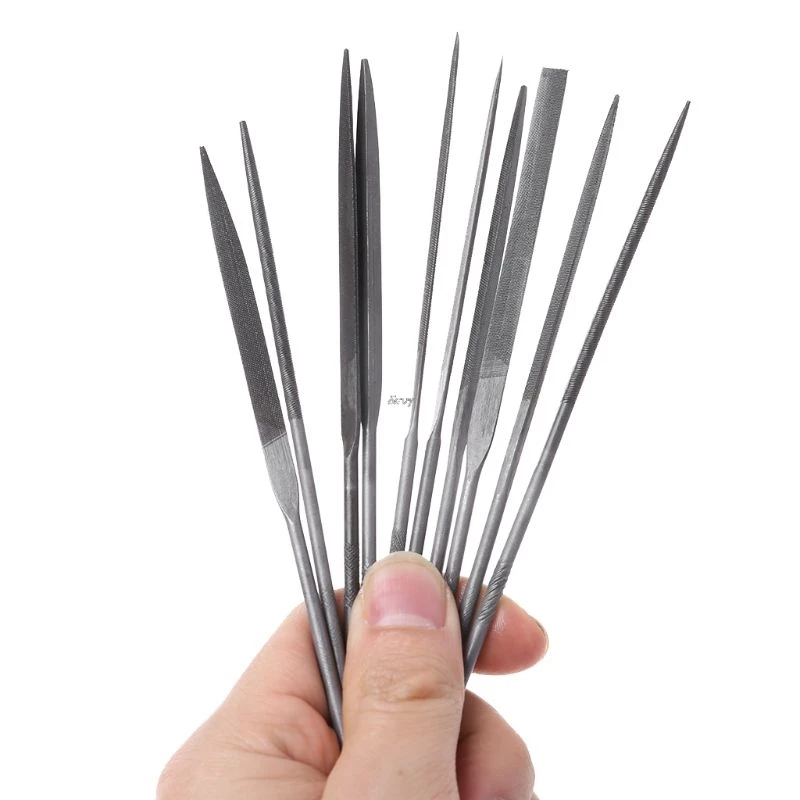 

10PCS Small Needle Files Set 140mm Alloy Jewelry Tools Beading Hobby Crafts