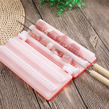 

DIY Meat Skewer Barbecue Tools Plastic Roast Skewers Outdoor Home Camping Picnic Tools BBQ Barbeque Skewers Kitchen Utensils