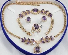 Прекрасный женский набор камень ожерелье серьги кольцо браслет стиль Драгоценные Камни Кристаллы Чокеры Оптом комплекты украшений для женщин аниме