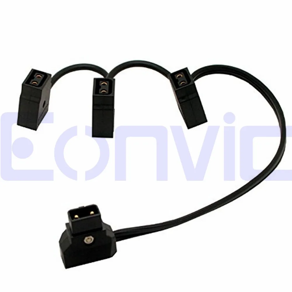 Кабель Eonvic 2 м D-Tap Male к 3 Female P-Удлинитель на кран Cable для BMCC Anton V mount battery |