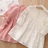 2022 Spring Autumn 3 4 6 8 10 to 12 Years Child England Style Princess Pearl Lace Knee Length Kids Baby Girl Long Sleeve Dress ► Photo 2/6