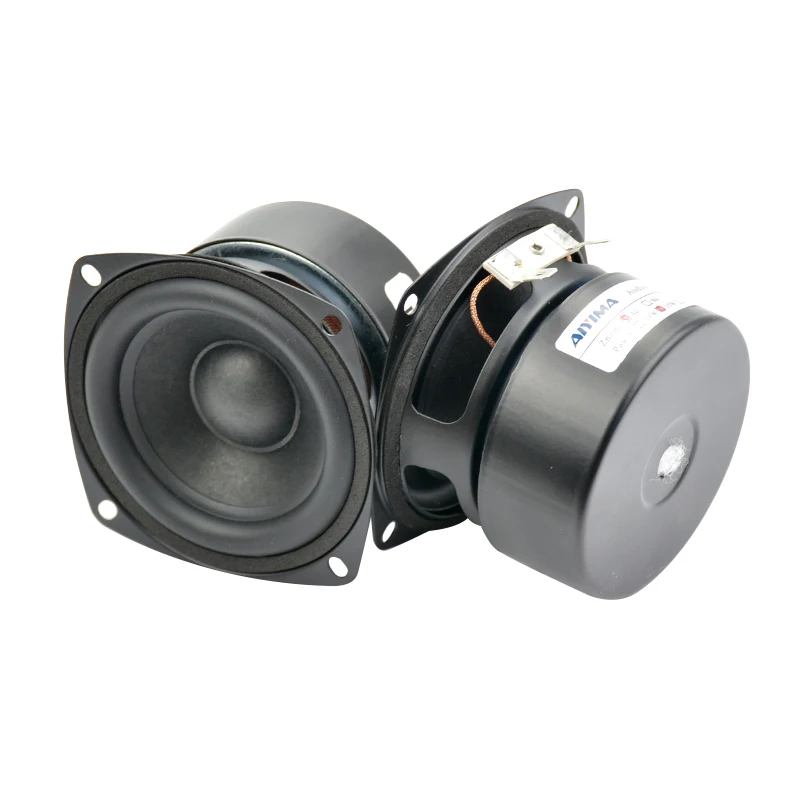 AIYIMA 2Pcs 3Inch Full Range Speakers 4Ohm 15W Speaker Subwoofer Tweeter HIFI Music FM Radio Home Video System Speaker