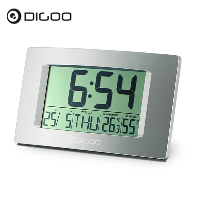 

Digoo DG-GC1 8.7" Large LCD Screen Indoor Thermometer Hygrometer Weather Station Digital Clock Wall Clock