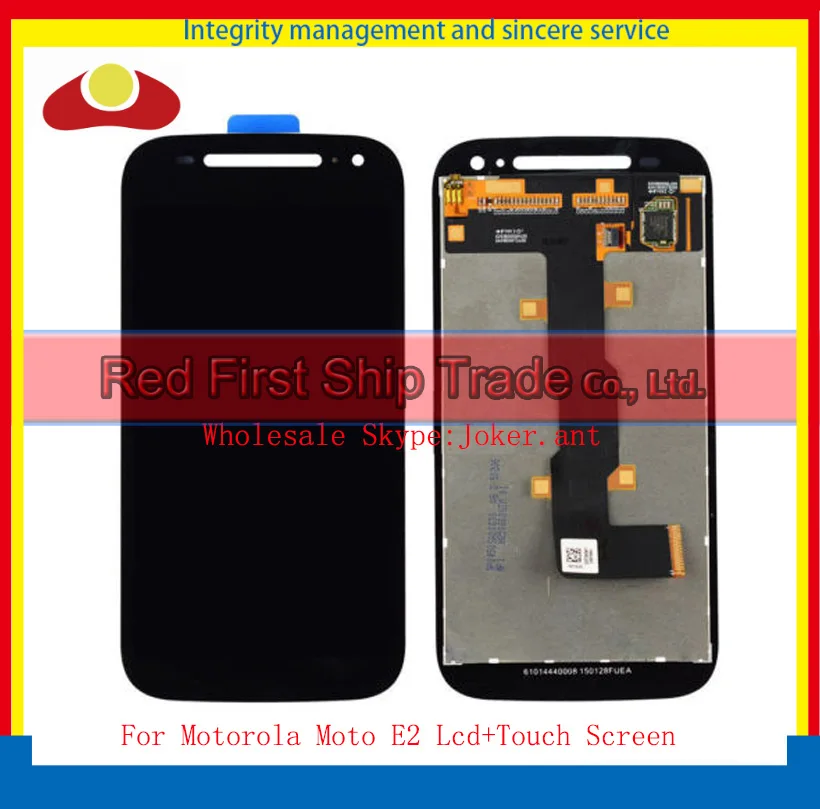 

4.5" For Motorola Moto E2 XT1505 XT1511 XT1527 Full Lcd Display Touch Screen Digitizer Sensor Assembly Complete White Black