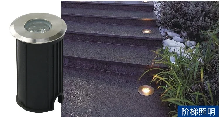 Levou à Prova Lote Mini 1w 3w Levaram Luzes Embutidas Dc12v 24v Ip68 90-260v d' Água Subterrânea Enterrado Lâmpadas Led Spot Andar Debaixo 2 Pçs - 8 À Prova D' Água subterrânea Enterrado Lâmpadas