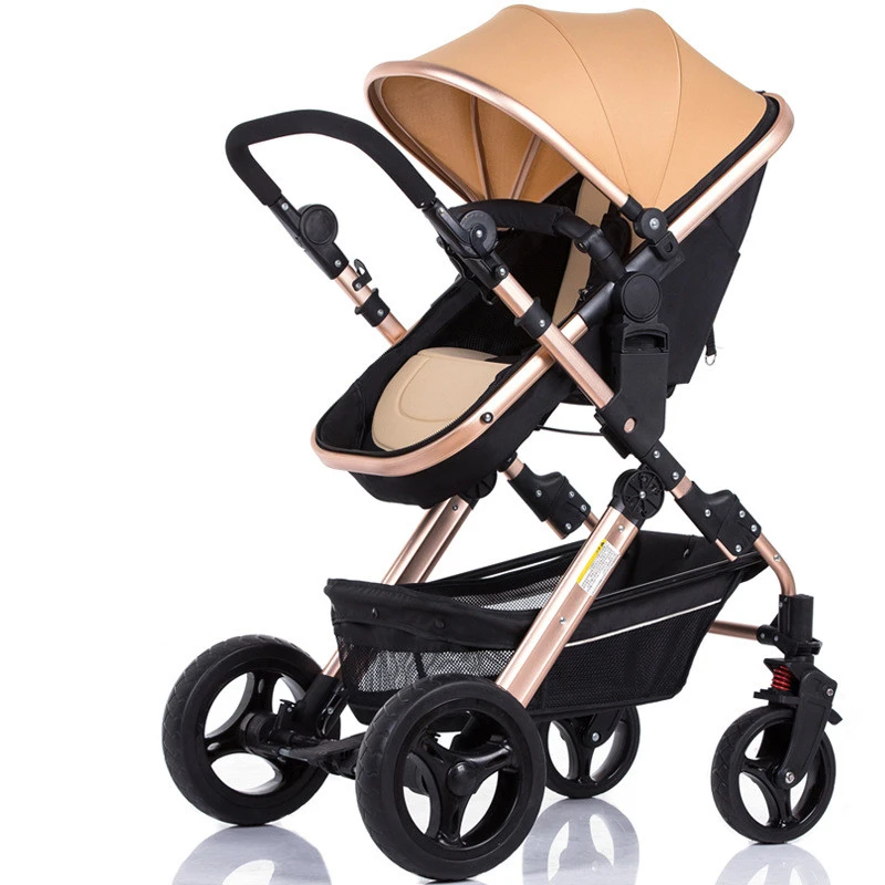 gold pram