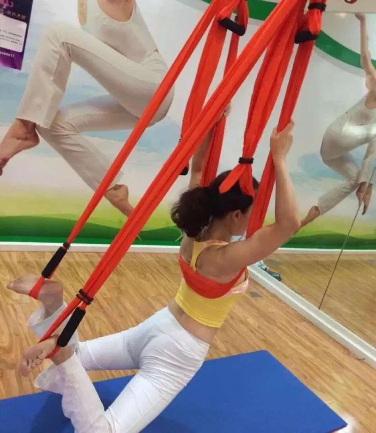 Обновленный эластичный гамак для йоги с антигравитационным покрытием 23 цвета 6