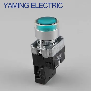 

P134 22mm Momentary Round Push Button Switch XB2-BW3361C with LED light 1 NO 24V/AC220V/AC380V Green,Red,Yellow,Blue