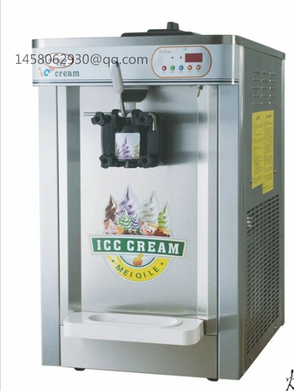 

18L/H microcomputer control soft ice cream machine one head tabletop ice cream making machine