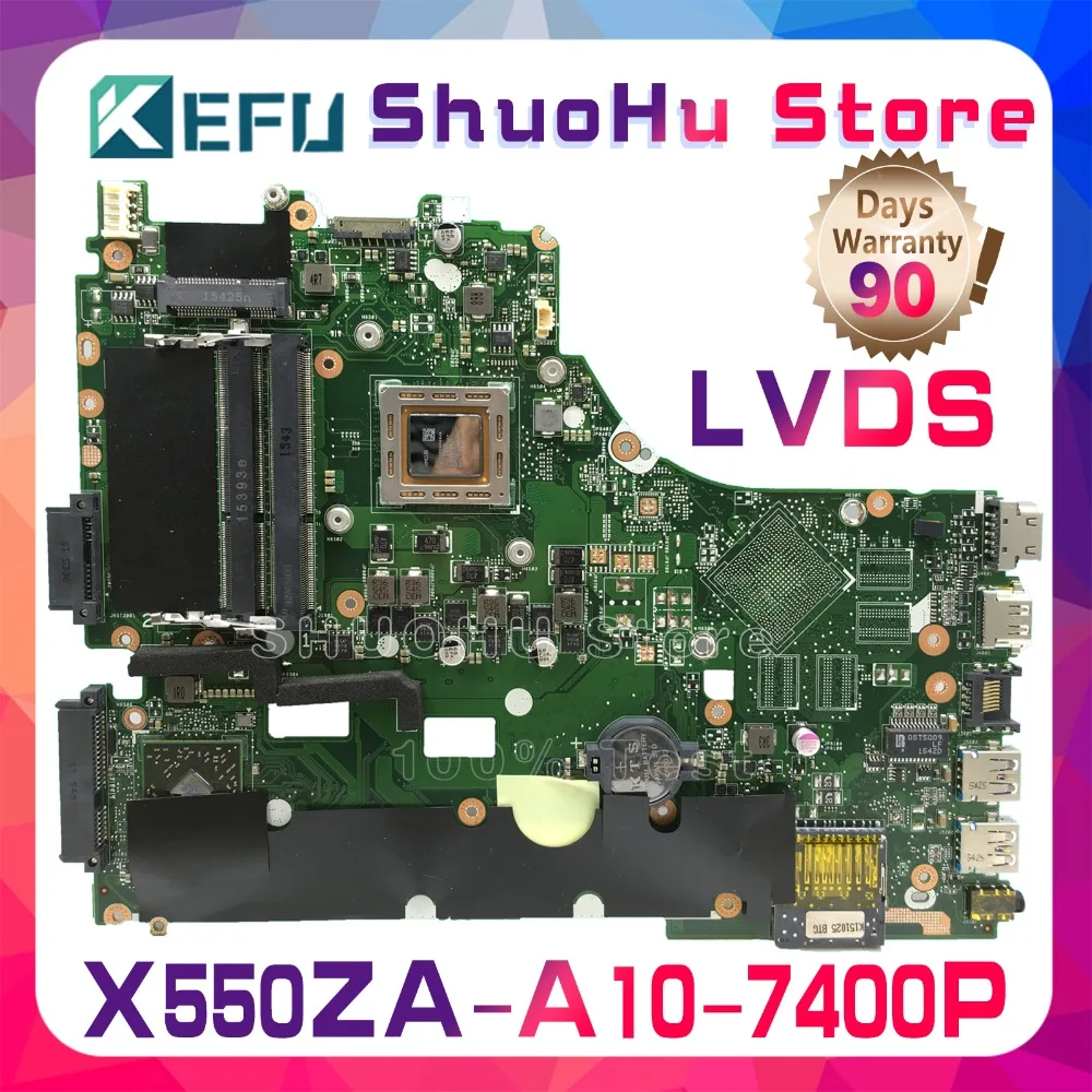 Kefu для ASUS X550ZA X550ZE K555Z VM590Z K550Z X555Z X550Z A10-7400P материнская плата для ноутбука протестированная 100% работа оригинальная материнская плата