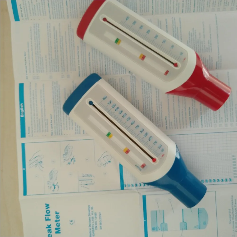 Portable PEF Adult Children Spirometer Peak Speed Meter Expiratory Peak Flow Meter For Monitoring Lung Breathing