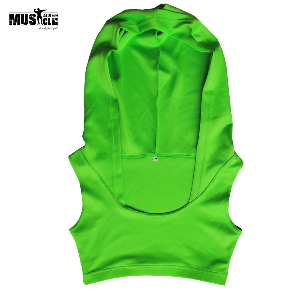 

MUSCLE ALIVE Women's Bodybuilding Bra Yoga Fitness Gym Hoodies Spandex Sexy Tops Workout For Female Sports Running Training Tops