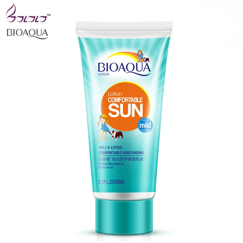 

bioaqua Sunshine protective foundation moisture hydra essence aloe vera gel cosmetic wonder pore face cream body lotion bottles