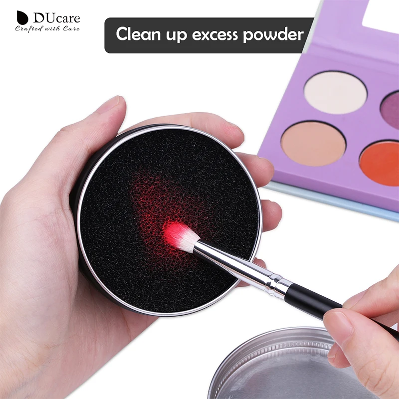 DUcare 1PCS Makeup Brush Cleaner Soap Cleaning Washing Brush Silicone Pad Mat Box Make Up Cosmetic Tools