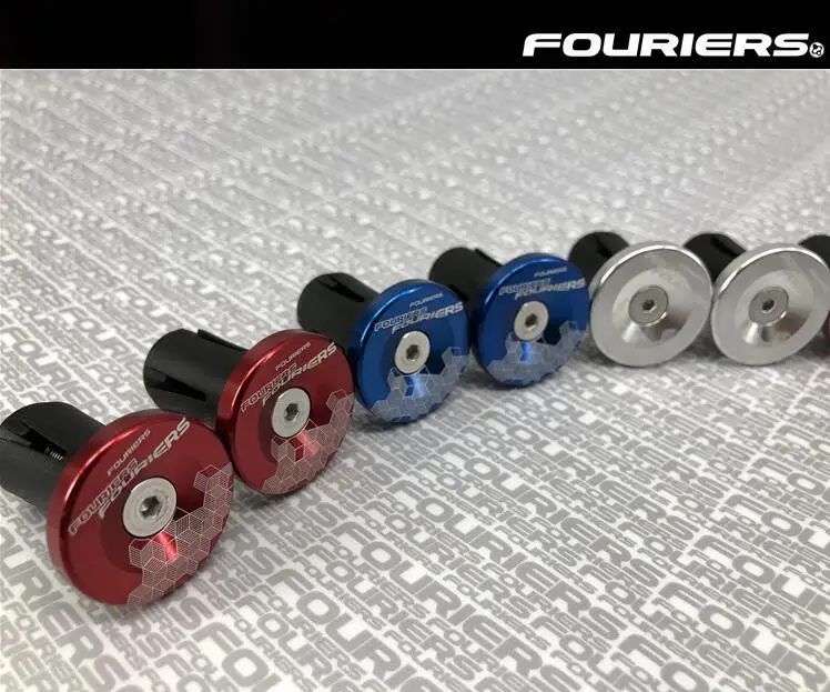 FOURIERS AC-PG002 Bicycle Grips Locking plugs Aluminum alloy end cap For mountain bike handle diameter 17mm-21mm | Спорт и