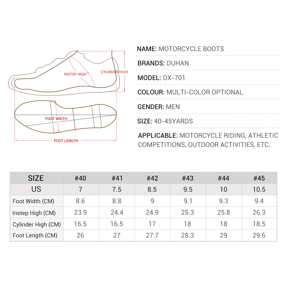 Botas de Moto DUHAN de malla de verano para hombre, zapatos de motocicleta, Botas de Motocross, Botas de Moto de carreras, Botas de Moto, blanco y negro