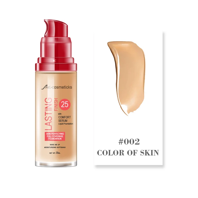 MK 30ml Lasting Liquid Foundation Face Makeup Base Creme Pro Concealer