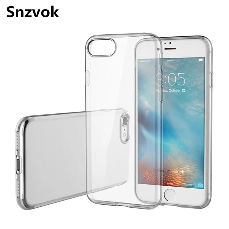 

10 pcs/lot Ultra Thin clear tpu case For iphone 7 7 plus 6G 6s 6 Plus 6s plus 4G 4s 5G 5s 5C SE Soft Rubber Silicon back cover